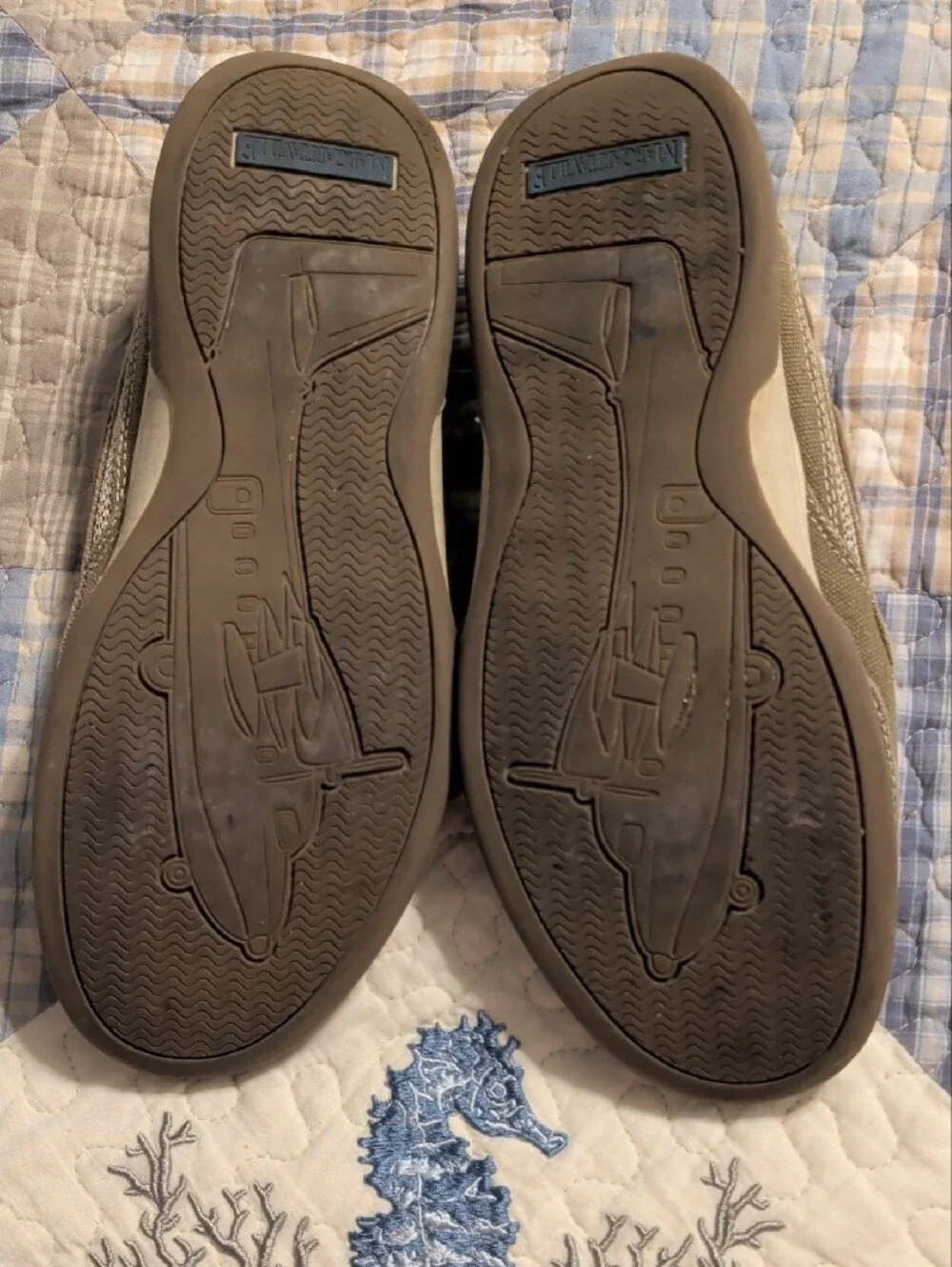 Margaritaville Taupe Boat Shoes